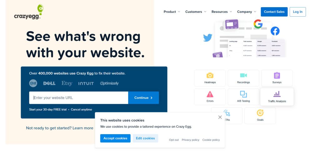 Crazy Egg – Affordable CRO Tool for Small Businesses