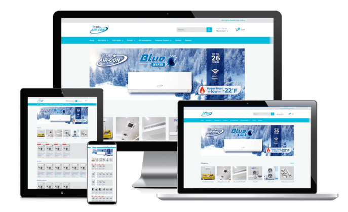 Website Redesign for an Air-Conditioning Company