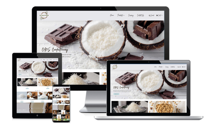 Website Redesign for a Confectionery Supplier