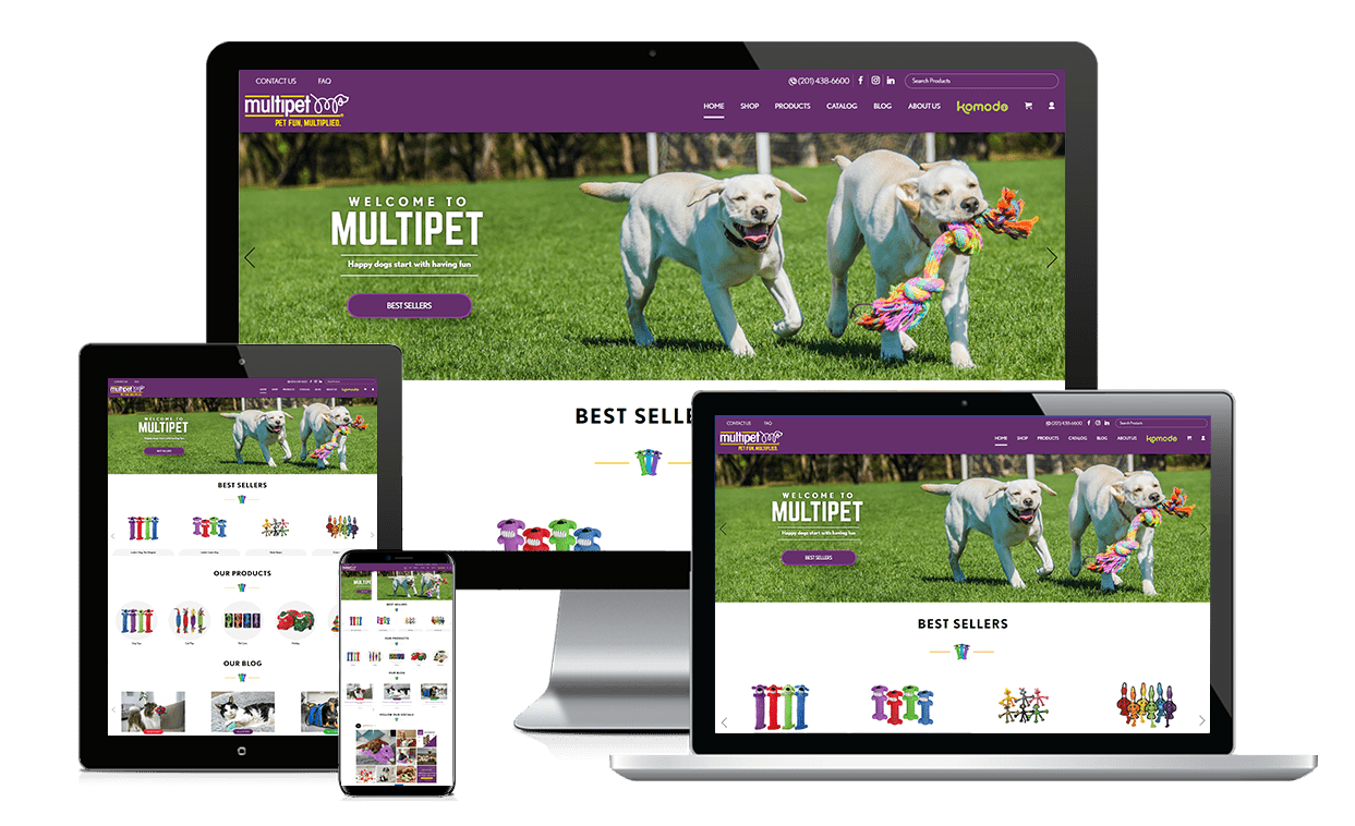 Multipet International’s Website Showcase