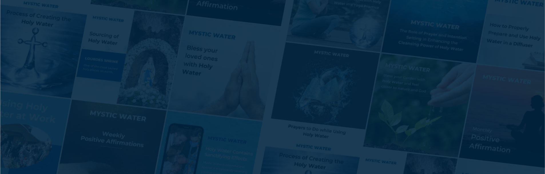 Mystic Water retail social media banner