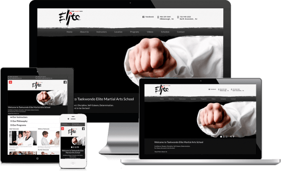 Taekwondo Elite Web Design Small Business