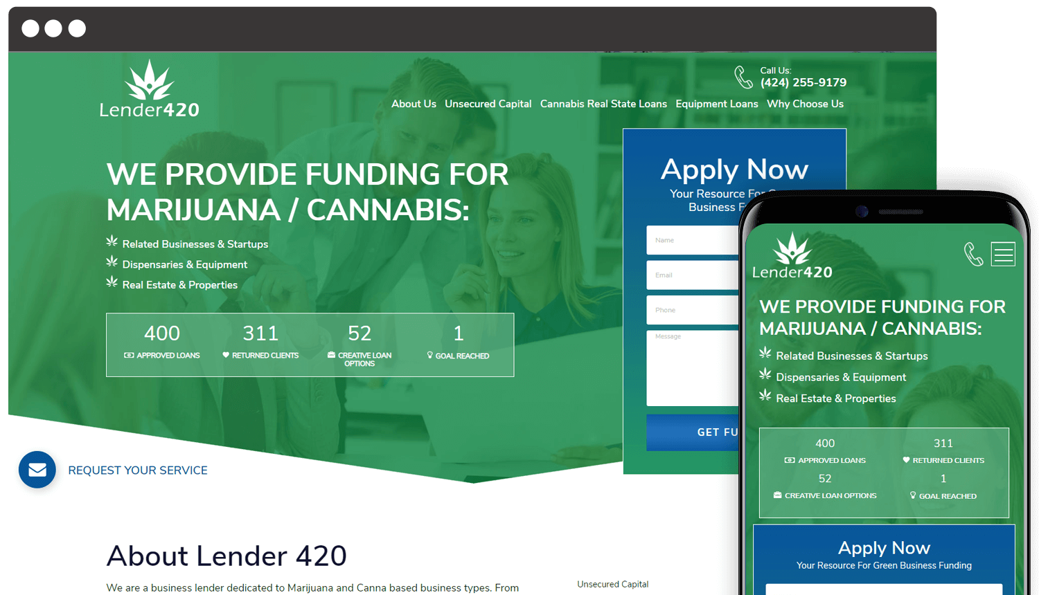 Lender 420 Responsive