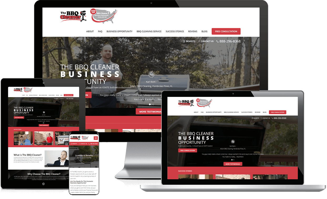 The BBQ Cleaner Responsive