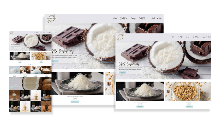 CNS Confectionery Products Website Redesign & Optimization